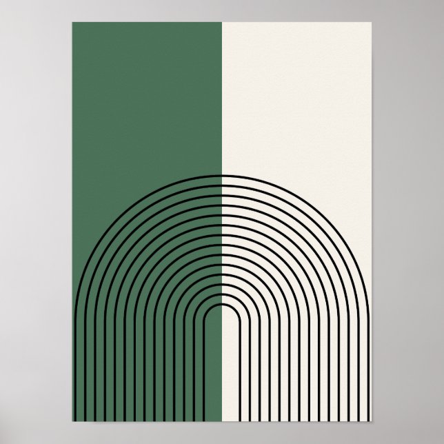 Affiche Abstraction Bohème Moderne (Devant)