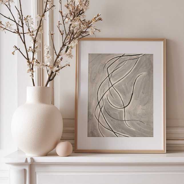 Affiche Abstraction de danse | Abraham Walkowitz (Créateur téléchargé)