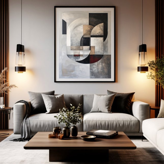 Affiche Abstraction Minimaliste (Créateur téléchargé)