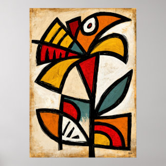 Affiche Abstraction Tribale de Souci