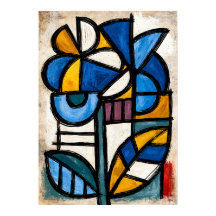 Abstraction Tribale d'Hortensia Ajisai
