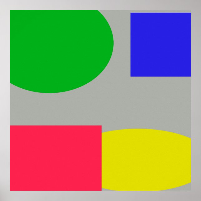 Affiche Abstrait (Devant)