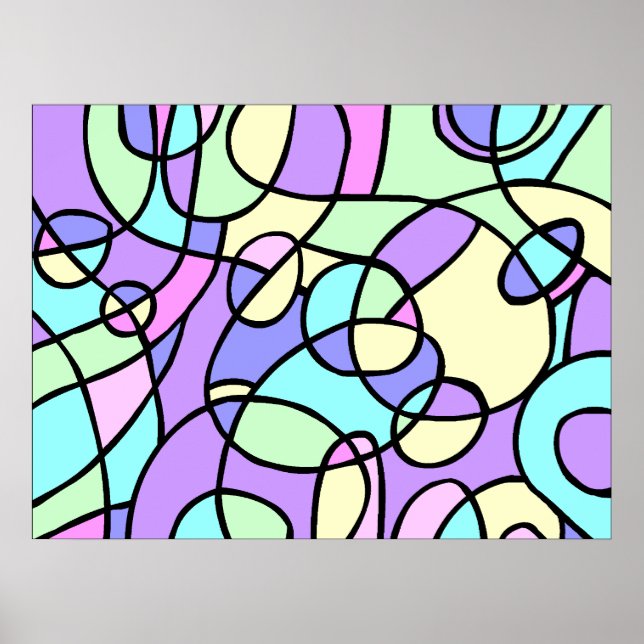 Affiche Abstrait (Devant)