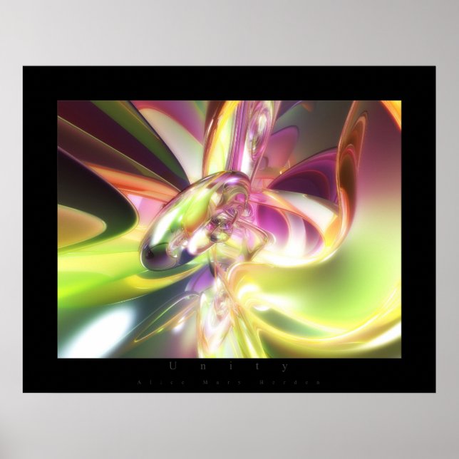 Affiche Abstrait (Devant)