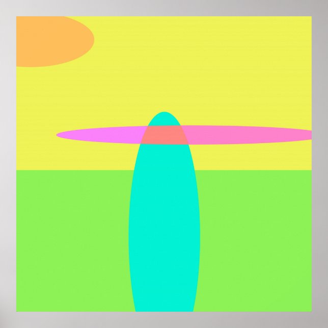 Affiche Abstrait (Devant)