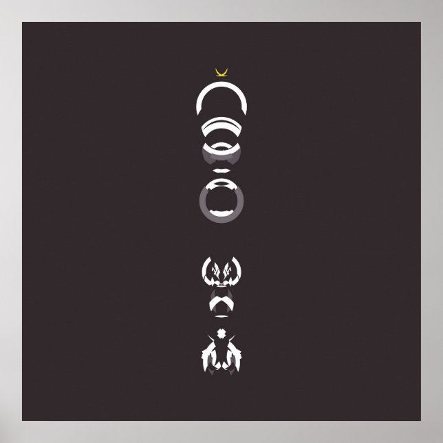 Affiche Abstrait #294 (Devant)