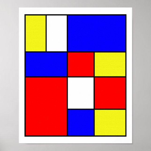 Affiche Abstrait #414 (Devant)