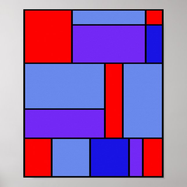 Affiche Abstrait #483 (Devant)