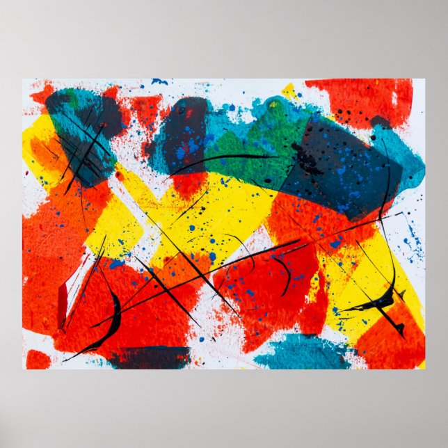 AFFICHE ABSTRAIT 5 (Devant)
