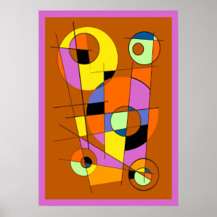 Affiche Abstrait #937