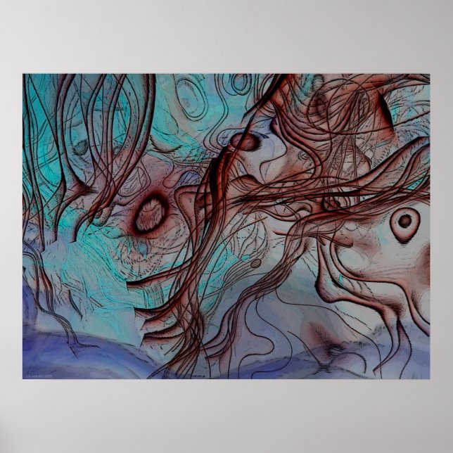 Affiche Abstrait #96i (Devant)