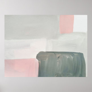 Affiche Abstrait arrière - plan d'art moderne. Peinture ro