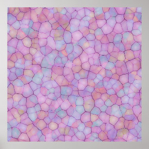 Affiche Abstrait arrière - plan transparent de taches colo