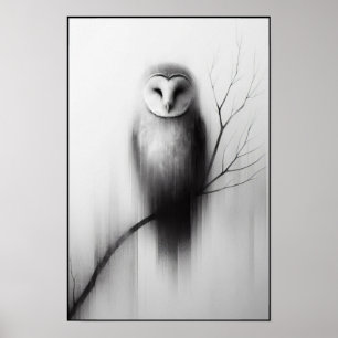 Affiche Abstrait de l'observateur silencieux