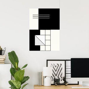 Affiche Abstrait géométrique