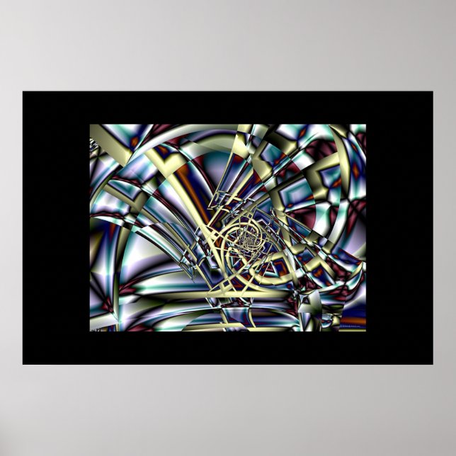 Affiche abstrait n° 1 (Devant)