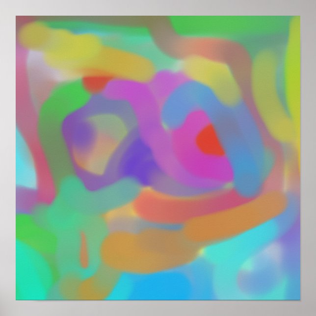 Affiche Abstrait souple (Devant)