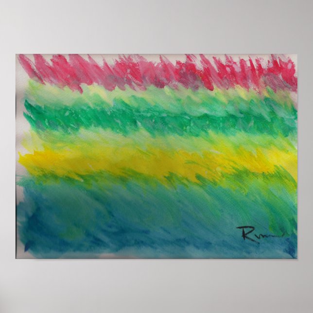 Affiche Abstrait - Tempête avant le calme (Devant)