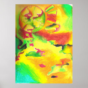 Affiche Abstrait thermique par AnyaC