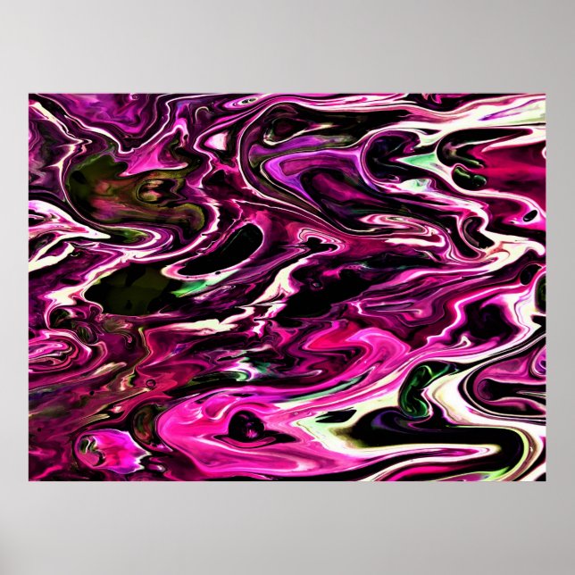 Affiche Abstraite Color Study 208, (Devant)