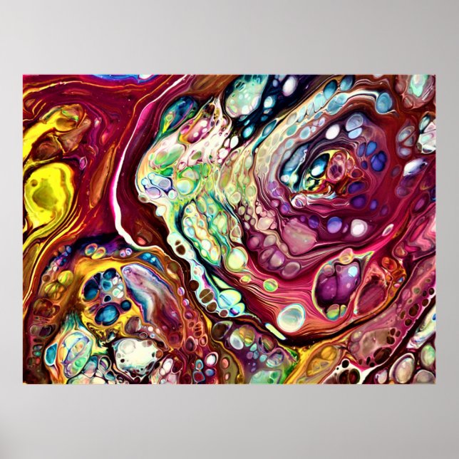 Affiche Abstraite Color Study 230, (Devant)