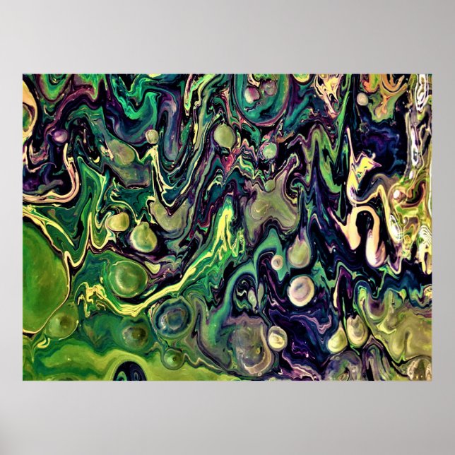 Affiche Abstraite Color Study 290, (Devant)