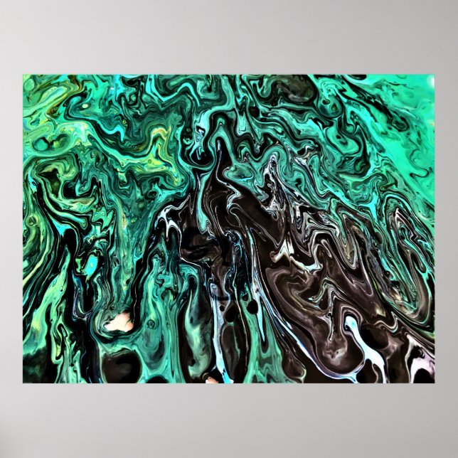 Affiche Abstraite Color Study 300, (Devant)
