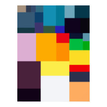 Affiche Abstraite Couleur Moderne