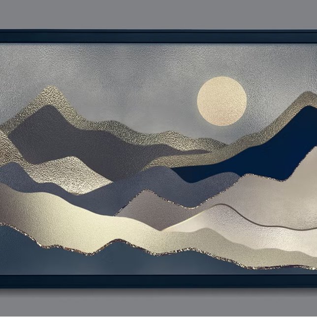Affiche Abstraite du paysage (Créateur téléchargé)