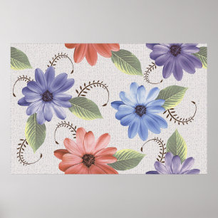 Affiche abstraite maison décorative peinture à l'huile de 