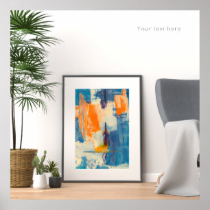 Affiche abstraite Zazzle