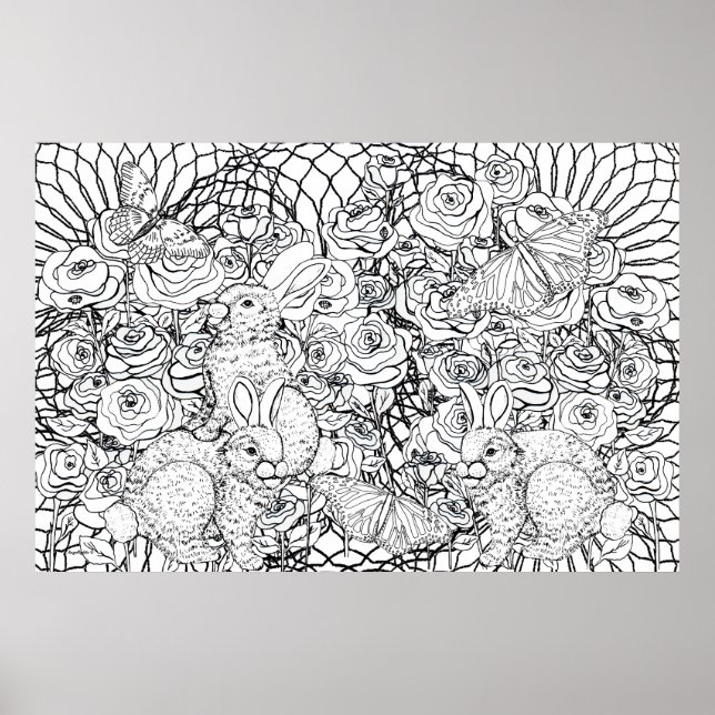 Affiche Abundant Rabbits (Devant)