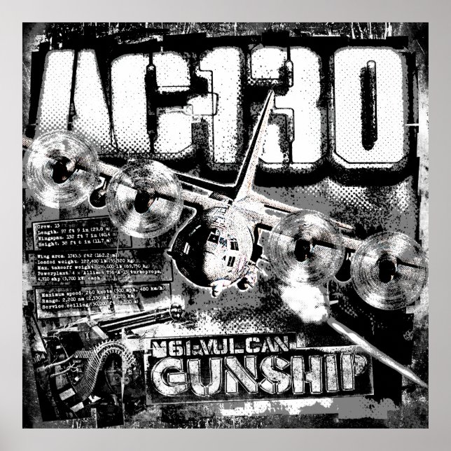 AFFICHE AC-130 (Devant)