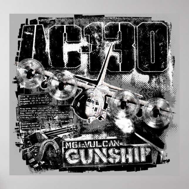 AFFICHE AC-130 (Devant)