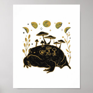 Affiche Academia Moon Sorcière Goblincore Esthétique Greno