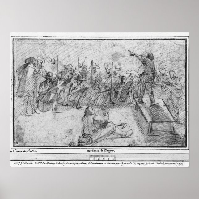 Affiche Académie de dessin (Devant)