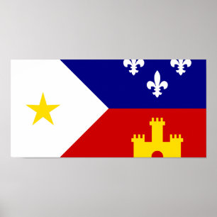 Affiche Acadiana, ethnique