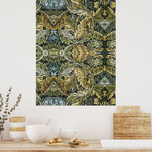 Affiche Acanthus Vintage Floral Pattern par William Morris