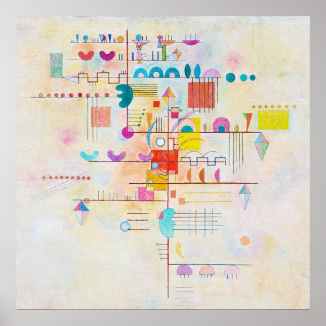 Affiche Accent Doux, Wassily Kandinsky (Devant)