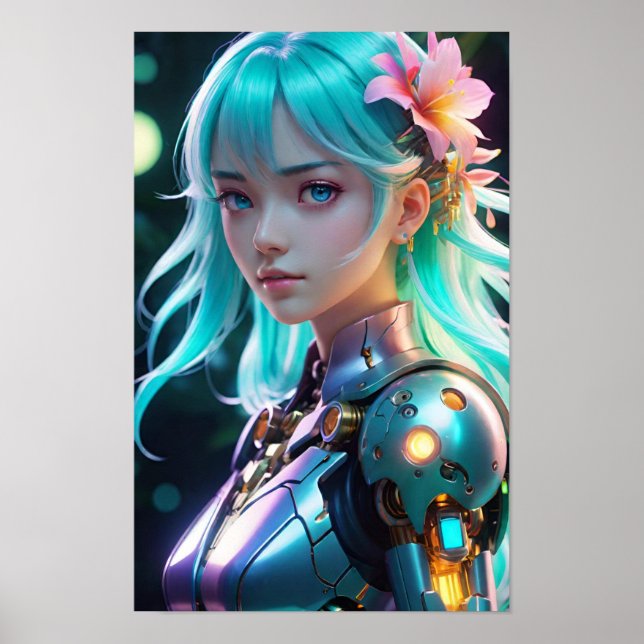 Affiche Accent floral (Devant)