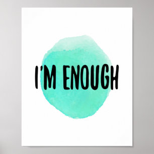 Affiche acceptation de soi mots de motivation