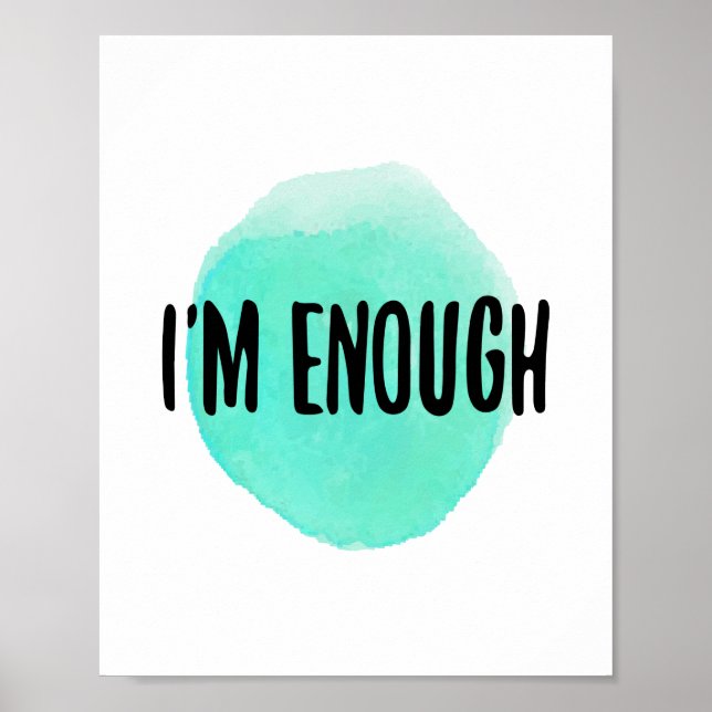 Affiche acceptation de soi mots de motivation (Devant)