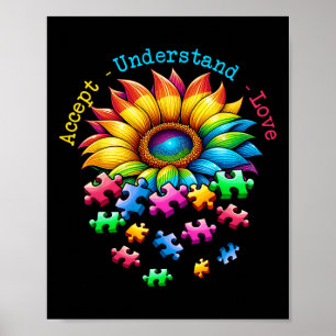 Affiche Accepter Comprendre l'amour Sensibilisation sur l'