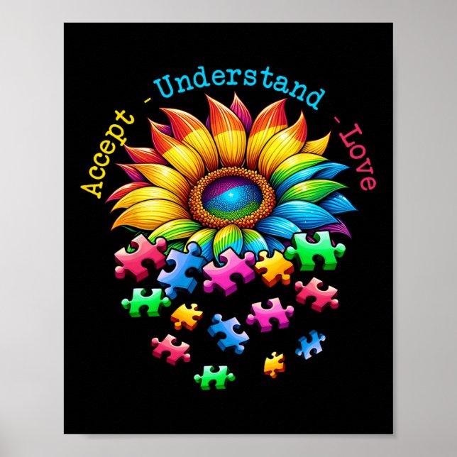 Affiche Accepter Comprendre l'amour Sensibilisation sur l' (Devant)