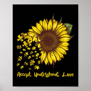 Affiche Accepter Comprendre l'amour Sensibilisation sur l'