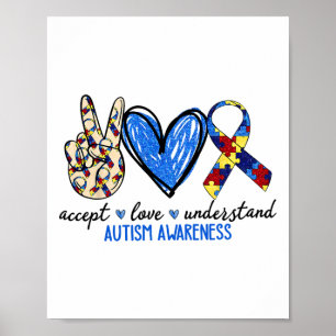 Affiche Accepter l'amour comprendre la Sensibilisation sur