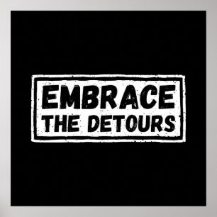 Affiche Acceptez La Citation Inspirationnelle Detours