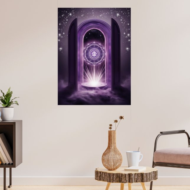 Affiche Acceptez votre signature | Zodiac Mandala Wall Art (Salon 3)