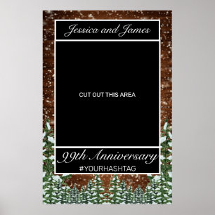 Affiche Accessoire de photo d'anniversaire pour pays de bo