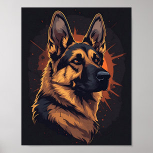 Affiche 🐕 Accessoires pour Berger Allemand pour les Amour